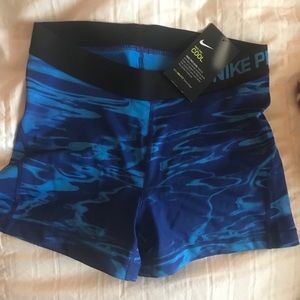 Nike Pro Dri-Fit Pattern Spandex Shorts (Sliders)